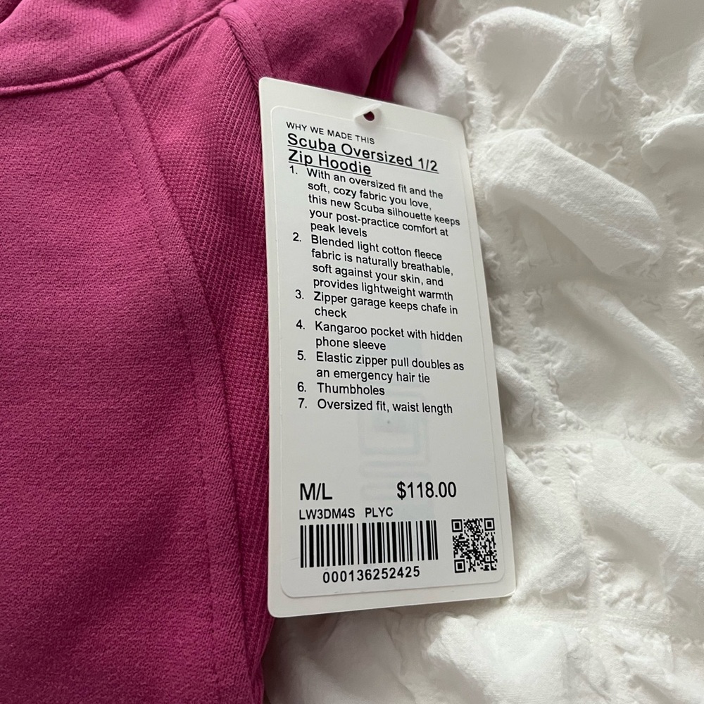 Lululemon Scuba Oversized 1/2 Zip Hoodie - Picture 5 of 5